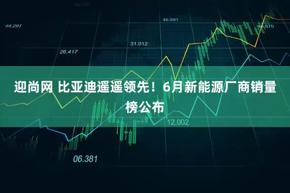 迎尚网 比亚迪遥遥领先！6月新能源厂商销量榜公布